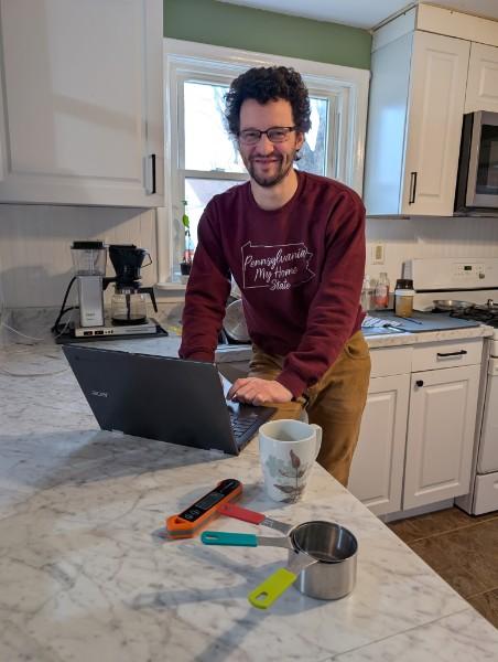 Austin Nissley smiling outdoors