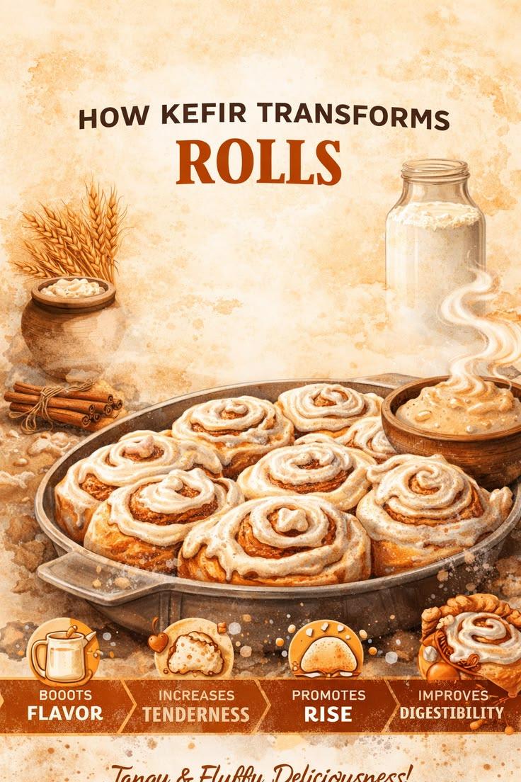 Cover art for The Science of the Swirl: How Kefir Transforms Sourdough Cinnamon Rolls