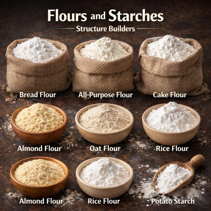 Cover art for Flours & Starches: What Actually Builds Structure in Baking