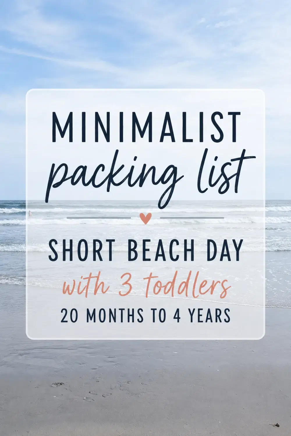 Cover art for Our Minimalist Beach Packing List for 3 Kids