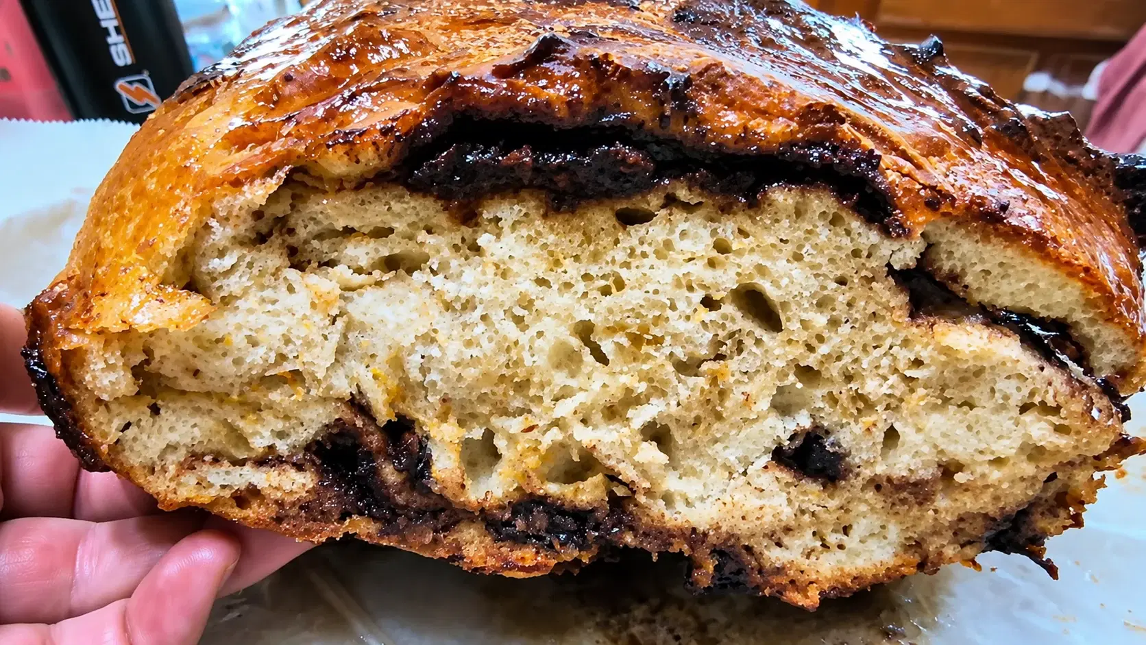 Sweet Potato Chocolate Chip Toffee Sourdough Boule photo