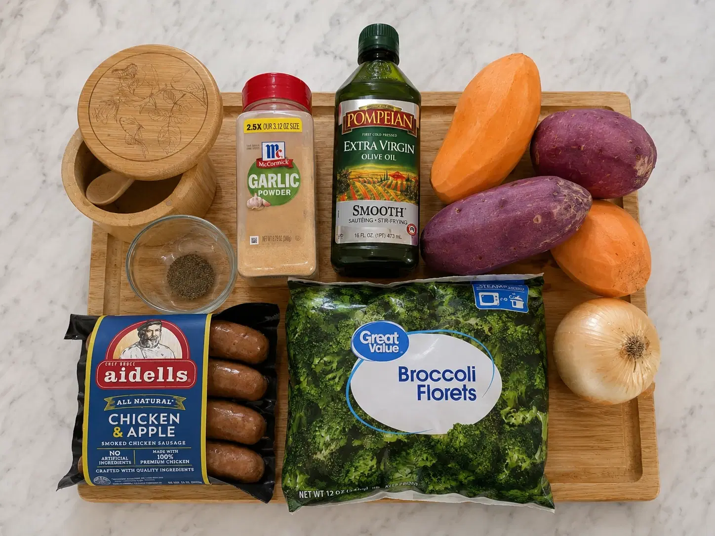 Sweet Potato and Sausage Sheet Pan Dinner photo